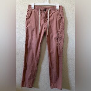 Vuori womens Ripstop Hiking Pants Size Small Long/Tall Pink-Mauve inseam 29.5"